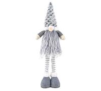 EKKONG Swedish Christmas Santa Gnome Plush Doll, Handmade Swedish Gnome, Scandinavian Tomte, Yule Santa Nisse, Plush Elf Toy, Winter Table Ornament, Christmas Decorations- 57cm (32026)