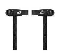 Ekkovision Weight Lifting Straps With Cuffed D Ring, Wrist Support for Men, Heavy Duty Thick Comfortable Lifting Straps, Secure Fit, Enhanced Grip, Straps for Weightlifting & Gym Training, Black