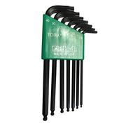 Eklind 10007 Ball/TORX Star L-Key - 7pc Set T10-T40 Long Series