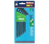 Eklind 10907 TORX Star L-Key - 7pc Set T10-T40 Long Series