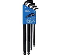 EKLIND 13509 Stubby-Ball-Hex-L Key allen wrench - 9pc set Metric MM sizes 1.5-10 Long series