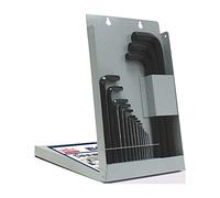 Eklind 13610 Ball-Hex-L Key Allen Wrench - 10pc Set Metric MM Sizes 1.3-10 Long Series w/Metal Box