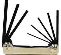 Eklind 20811 Steel Handle Fold-up Hex Key Allen Wrench - 8pc Set SAE Inch Sizes .050-5/32