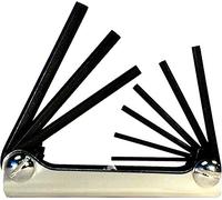 EKLIND 20912 Steel Handle Fold-up Hex Key allen wrench - 9pc set SAE Inch Sizes .050-3/16