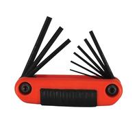 EKLIND 25912 Ergo-Fold Fold-up Hex Key allen wrench - 9pc set SAE Inch Sizes .050-3/16