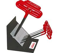 EKLIND 50190 Cushion Grip Hex T-Key Allen Wrench- 10pc Set SAE Inch Sizes 3/32-3/8 9in w/Stand