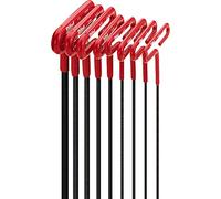 EKLIND 53198 Cushion Grip Hex T-Key allen wrench - 8pc set SAE Inch Sizes 3/32-1/4 (9In shaft)