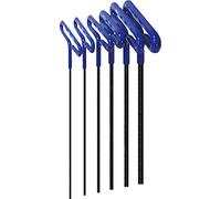 EKLIND 55196 Cushion Grip Hex T-Key allen wrench - 6pc set Metric MM sizes 2-6 (9In shaft)