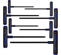 EKLIND 64808 Power-T Handle Ball-Hex Key allen wrench - 8pc set Metric MM sizes 2-10 (9In shaft)
