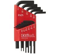 Eklind Rek10111 Imperial Short Arm Set11 Hexagon Keys, 11-Piece Set (0.05" to 1/4")