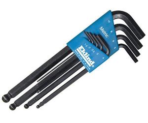 Eklind Rek13609 Metric Long Ball End Hex L-Key Set, 9 Piece