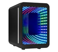 eklipt 4 Liter Mini Fridge with RGB LED Mirror, AC/DC Skincare Fridge