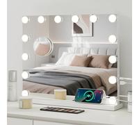 eklipt Hollywood Vanity Mirror with Lights, Large Lighted Makeup Mirror