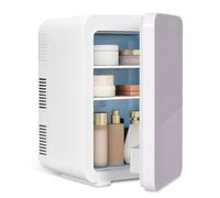 eklipt Mini Fridge for Bedrooms 10L/12 Cans with AC/DC Powered, Quiet Mode, Small Skincare Portable Beauty Fridge for Cosmetic, Office or Car, Purple