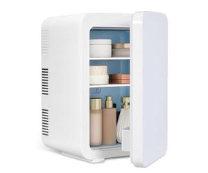 eklipt Mini Fridge for Bedrooms 10L/12 Cans with AC/DC Powered, Quiet Mode, Small Skincare Portable Beauty Fridge for Cosmetic, Office or Car