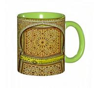 EKLMPS Coffee Mugs,11oz Ceramic Mugs, Funny Gifts for Women, Birthday Present,Christmas,Funny Mugs for Men,Traditional Door Handle and Wall Decorations FES City Morocco