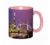 EKLMPS Coffee Mugs,11oz Ceramic Mugs, Funny Gifts for Women, Birthday Present,Christmas,Funny Mugs for Men,View of Tower Bridge in The Evening - London