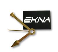 EKNA Pipe Stopper - Pipe Cutlery in Gold - Elegant Pipe Cutlery - Tobacco Pipe Accessories 3-Piece - 8 cm Long + EKNA Sticker (Gold)