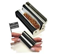 EKNA Rolling Machine Cigarettes - 70 mm Silver - Tobacco Lathe - Cigarette Machine - Cigarette Rolling Machine for 6 mm & 8 mm Filters - Perfect Support for Turning (Short Paper)