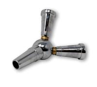 EKNA Shisha Adapter with Shisha Balls - Shisha Adapter 2 Hoses in Silver - Adapter Shisha Hose - Hose Y Splitter (Silver)