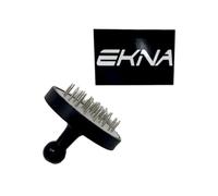 EKNA Shisha hole punch in black, shisha aluminium foil cutter for perfect smoking enjoyment, hole punch poker + EKNA sticker (black)