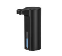 EKO Aroma 9 fl oz Automatic Liquid Soap Dispenser, Rechargeable & Water-Resistant Soap Dispenser for Kitchen and Bathroom with Adjustable Volume Control (Matte Black Steel)