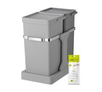 EKO Deco Duo Pull Out Recycling Bin 20+15L