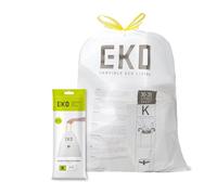 EKO Drawstring Bin Bags, Kitchen Bin Liners, 30-35 Litre, 12 Count, Code K