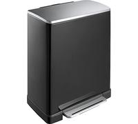 EKO "E-Cube Pedal Bin, Matt Black, 50 Litre