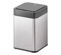 EKO - Echo Grey Stainless Steel Sensor Bin 10 Litre- Perfect for Bathroom & Home- Rechargeable and Water-Resistant Technology