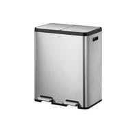 Eko Ecocasa Recycling Bin 30+30L Stainless Steel Recycling Bin