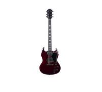EKO GUITARS DV-300 Electric Guitar, Poplar Body, Maple Handle, Laurel Fingerboard, 2 Humbuckers, Tune-O-Matic Bridge, 22 Frets, Red