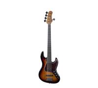EKO Guitars Electric Bass JB-300, 5 Strings, Poplar Body, Maple Handle, Laurel Keyboard, 2 JB Single Coil Pickups, Vintage Bridge, 21 Frets, Sunburst Colour