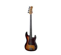 EKO GUITARS PB-300 Electric Bass, Poplar Body, Maple Handle, Laurel Keyboard, 2 Split-Coil Pickups, Vintage Bridge, 21 Frets, Sunburst Colour