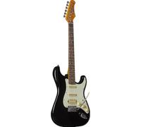 EKO GUITARS ST-350 Electric Guitar, Poplar Body, Maple Handle, Laurel Fingerboard, H-S Pickup, Tremolo Bridge, 22 Frets, 650 mm Scale, Black