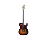 EKO Guitars TL-300 Electric Guitar, Poplar Body, Maple Handle, Laurel Fingerboard 22 Keys, 2 Single-Coil Pickups, Fixed Bridge Canvas Style, Scale 650 mm, Sunburst Colour