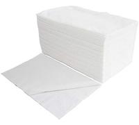 EKO Higiena 70×40 Disposable Hair Drying Towels - Smooth Viscose and Polyester Fabric - Face Cloths, Body Wipes, Makeup Remover Pads - Hairdressing - Absorbent and Hygienic - 45 gsm - 100 Pieces