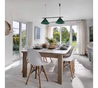 Eko-Light Capital pendant light, green, 2-bulb, Ø 46 cm, GX53