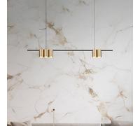 Eko-Light Genesis hanging light, aluminium black/gold, 5 x GU10, length 100 cm