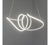Eko-Light Loca LED pendant light, plastic, white, 56 W, length 70 cm
