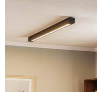 Eko-Light Lungo ceiling light, black, length 124 cm