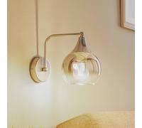 Eko-Light Monte wall light made of glass, 1-bulb, silver