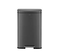 EKO Madison 25+20L Recycling Bin - Black