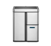 EKO Mirage Plus Recycling Sensor Bin 30L+15L+15L - Silver