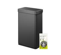 EKO Mirage X 80 Litre Automatic Kitchen Trash Can with Motion Sensor, Touchless, Stainless Steel, Matte Black