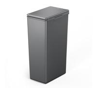 EKO - Morandi Kitchen Bin - Plastic Touch Recycling Bin - Perfect for Kitchen & Home, Dark Grey, 30 Litre