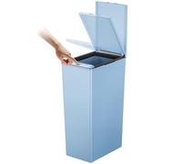 Eko Morandi Touch Bin Titanium Blue 40L, Blue