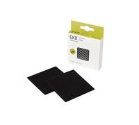 EKO Odour Filter Refills for Kitchen Bin and Compost Bin, Activated Charcoal Deodorizer, Strong Charcoal Odour Absorber, 2 Pieces
