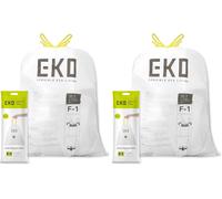 EKO Size F-1 Bin Liners For Dual Compartment Kitchen Bins - 18-28 Litre Capacit