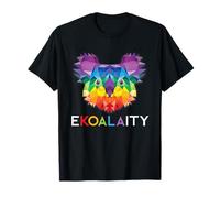 EKOALAITY CUTE KOALA Rainbow Flag Gay Pride Month Gift T-Shirt
